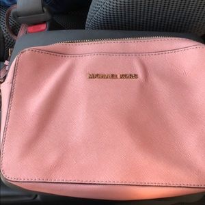 Mk jet set travel cross body hand bag saffiano